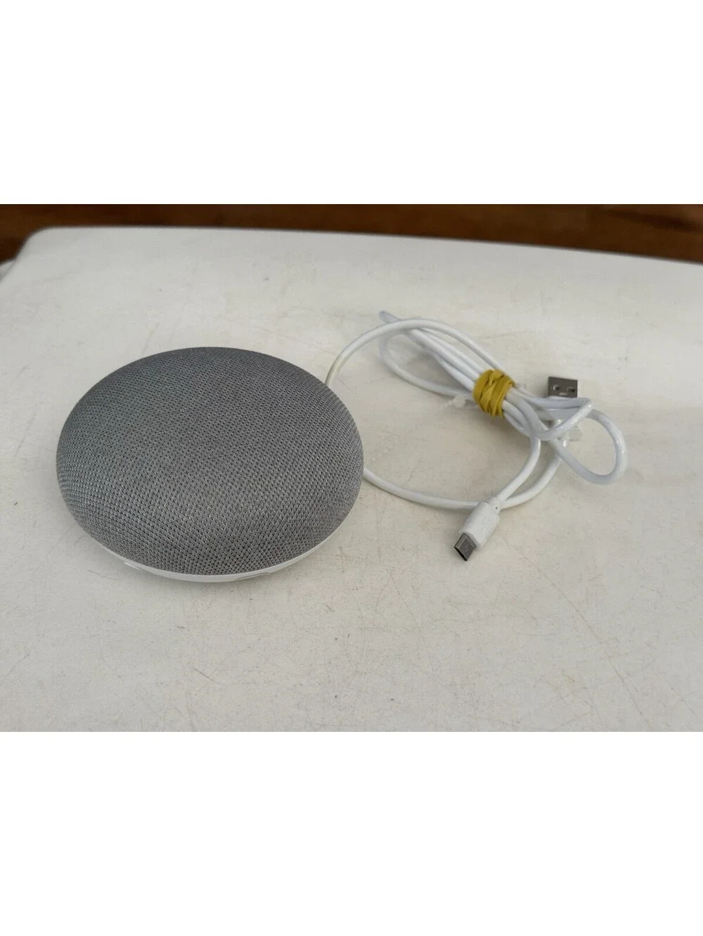 Google Home Mini Smart Assistant Speaker H0A W/ USB Power Cord